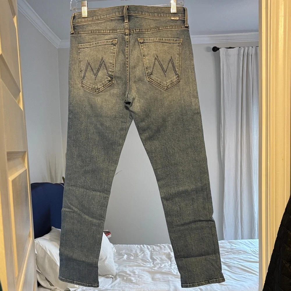 MOTHER Light Wash Straight-Leg Jeans - Picture 5 of 8